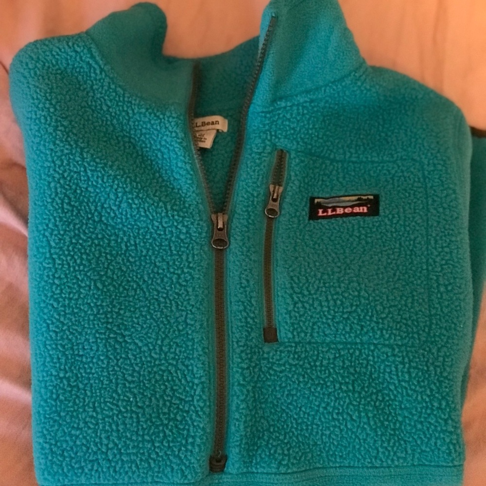 Llbean polar fleece size M